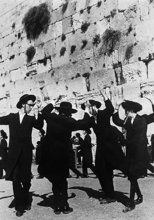 Framed Print : Dancing at the Western Wall in Jerusalem Framed Print : Dancing at the Western Wall in Jerusalem