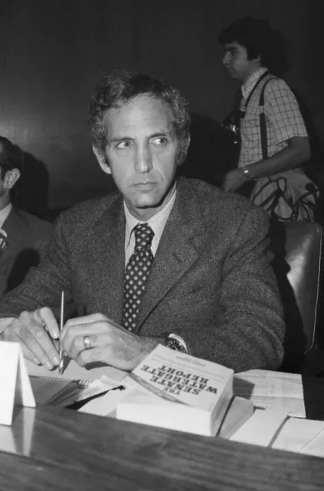 Framed Print : Daniel Ellsberg Attends a Session Framed Print : Daniel Ellsberg Attends a Session