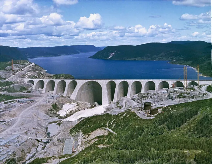 Framed Print : Daniel-Johnson Dam Framed Print : Daniel-Johnson Dam