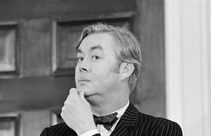 Framed Print : Daniel Moynihan in Pensive Mood Framed Print : Daniel Moynihan in Pensive Mood