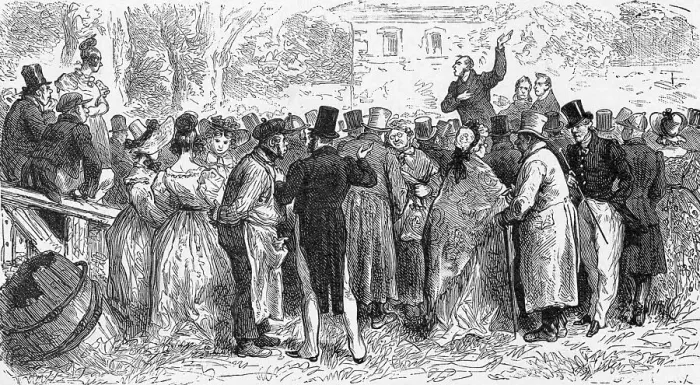 Framed Print : Daniel O'Connell Speaking Framed Print : Daniel O'Connell Speaking
