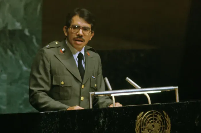 Framed Print : Daniel Ortega Saavedra Addressing United Nations Framed Print : Daniel Ortega Saavedra Addressing United Nations