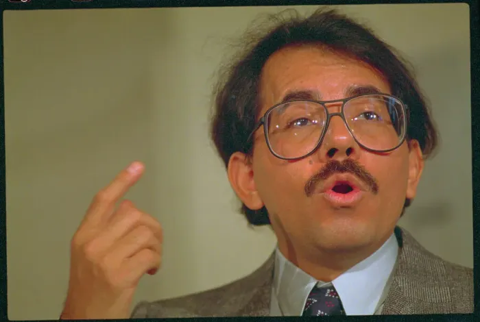 Framed Print : Daniel Ortega Speaking Framed Print : Daniel Ortega Speaking