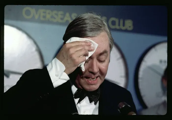 Framed Print : Daniel Patrick Moynihan Announcing Candidacy
