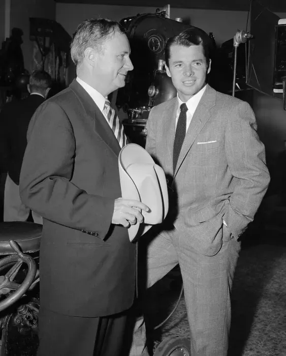 Framed Print : Daniel Price and Audie Murphy Conversing Framed Print : Daniel Price and Audie Murphy Conversing