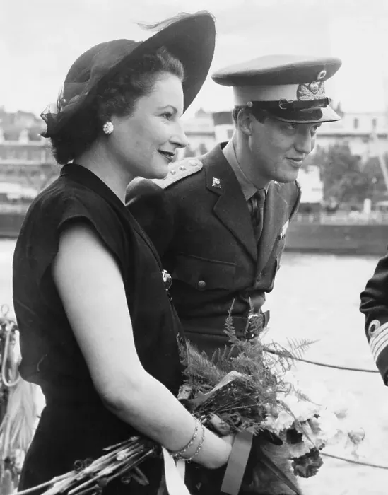 Framed Print : Danish Royal Couple in London Framed Print : Danish Royal Couple in London