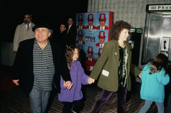Framed Print : Danny DeVito, Rhea Perlman And Family Framed Print : Danny DeVito, Rhea Perlman And Family