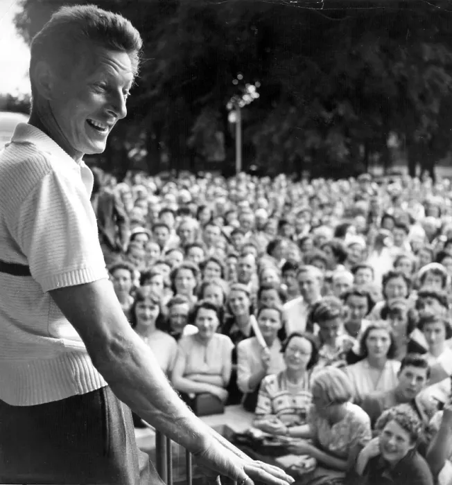 Framed Print : Danny Kaye At Cardiff Framed Print : Danny Kaye At Cardiff