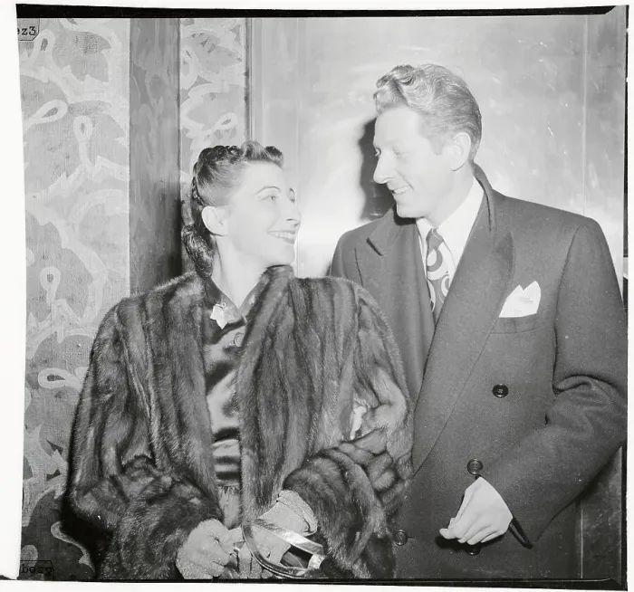 Framed Print : Danny Kaye with Wife Framed Print : Danny Kaye with Wife