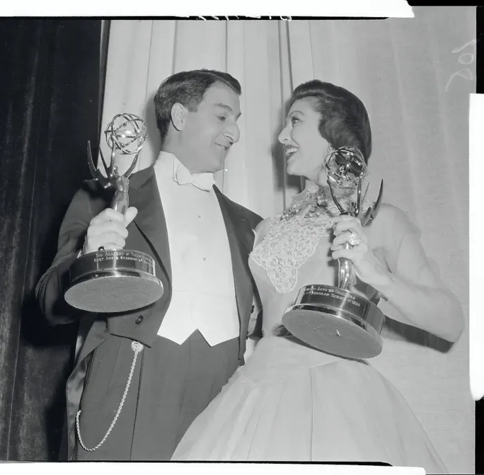Framed Print : Danny Thomas and Loretta Young Framed Print : Danny Thomas and Loretta Young