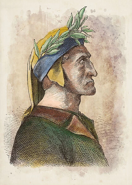 Dante Alighieri italian poet and philosopher portrait