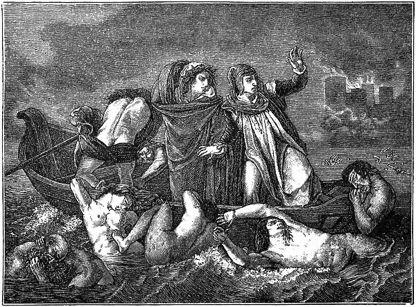 Dante and Virgil or The Barque of Dante
