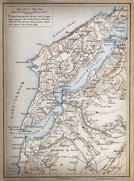 Dardanelles map