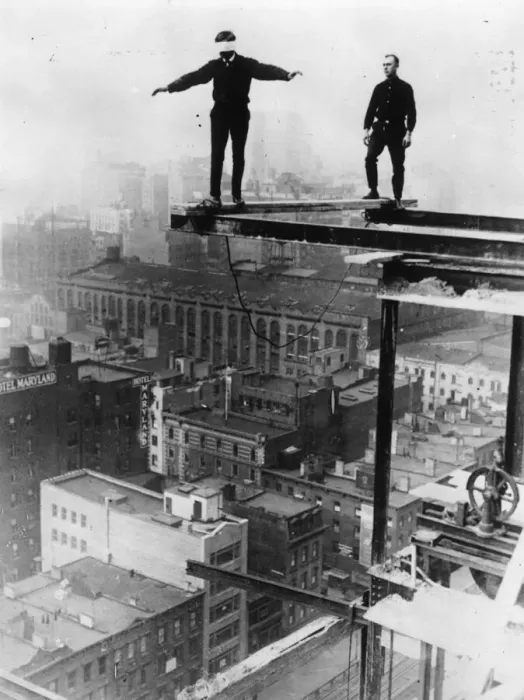 Framed Print : Daring Steeplejack Framed Print : Daring Steeplejack