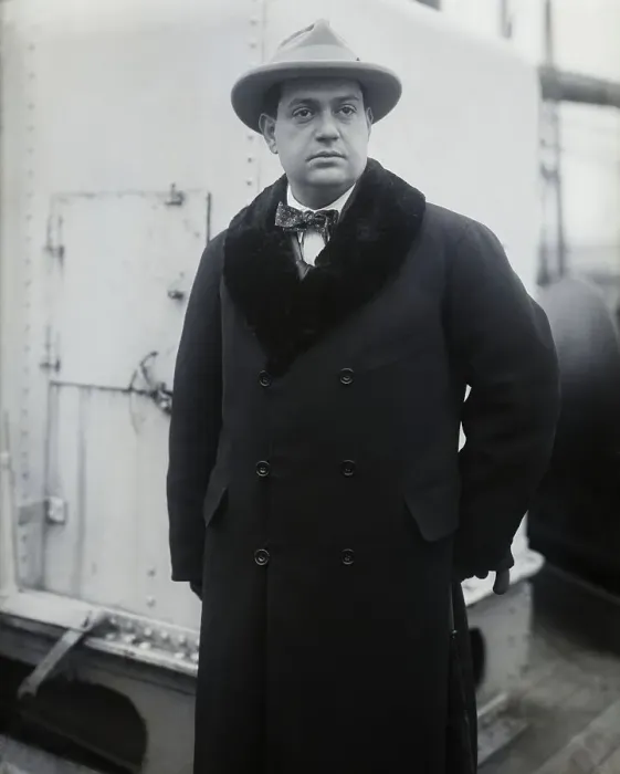 Framed Print : Darius Milhaud Arriving In New York Framed Print : Darius Milhaud Arriving In New York