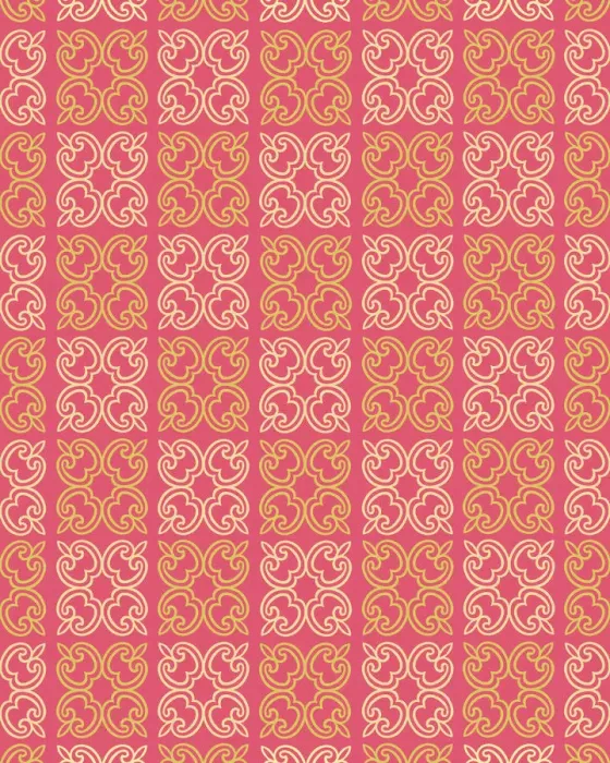 Framed Print : Dark Pink Pattern