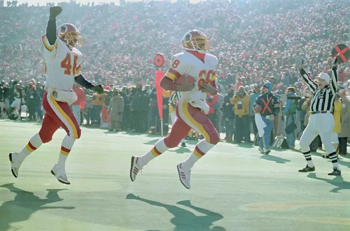 Framed Print : Darrell Green Scoring Touchdown Framed Print : Darrell Green Scoring Touchdown