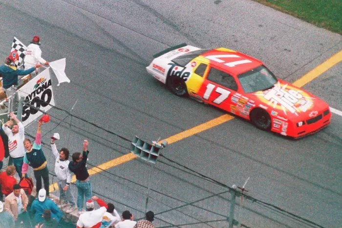 Framed Print : Darrell Waltrip Wins Daytona 500 Framed Print : Darrell Waltrip Wins Daytona 500