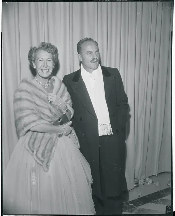 Framed Print : Daryl and Virginia Zanuck