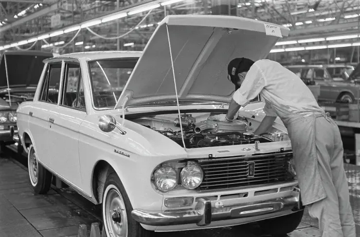 Framed Print : Datsun Plant Framed Print : Datsun Plant