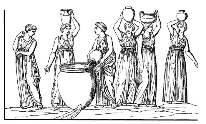 Framed Print : Daughters of Danaus, also Danaids, Danaides or DanaAOdes, were the fifty daughters of Danaus Framed Print : Daughters of Danaus, also Danaids, Danaides or DanaAOdes, were the fifty daughters of Danaus