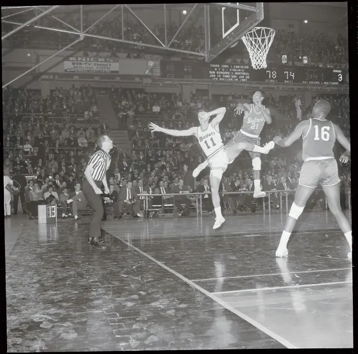 Framed Print : Dave Bing Attempting a Layup Framed Print : Dave Bing Attempting a Layup