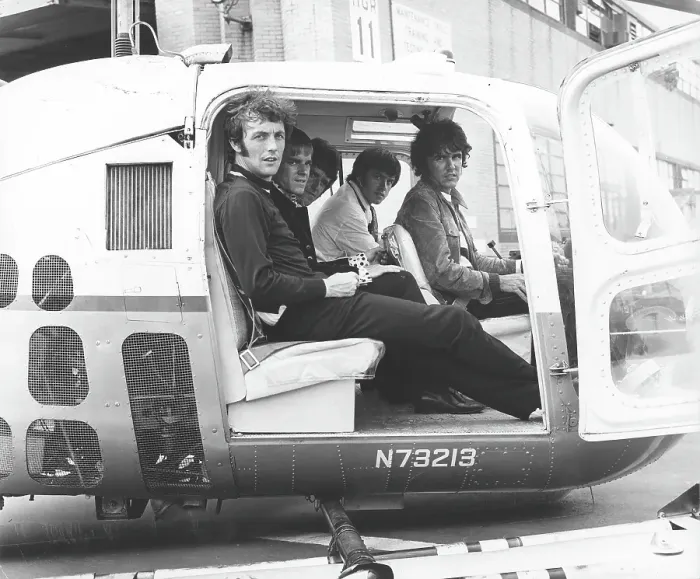 Framed Print : Dave Clark 5 In A Helicopter Framed Print : Dave Clark 5 In A Helicopter