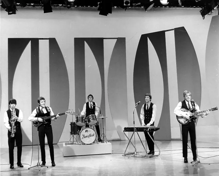 Framed Print : Dave Clark 5 Performing On A TV Show Framed Print : Dave Clark 5 Performing On A TV Show