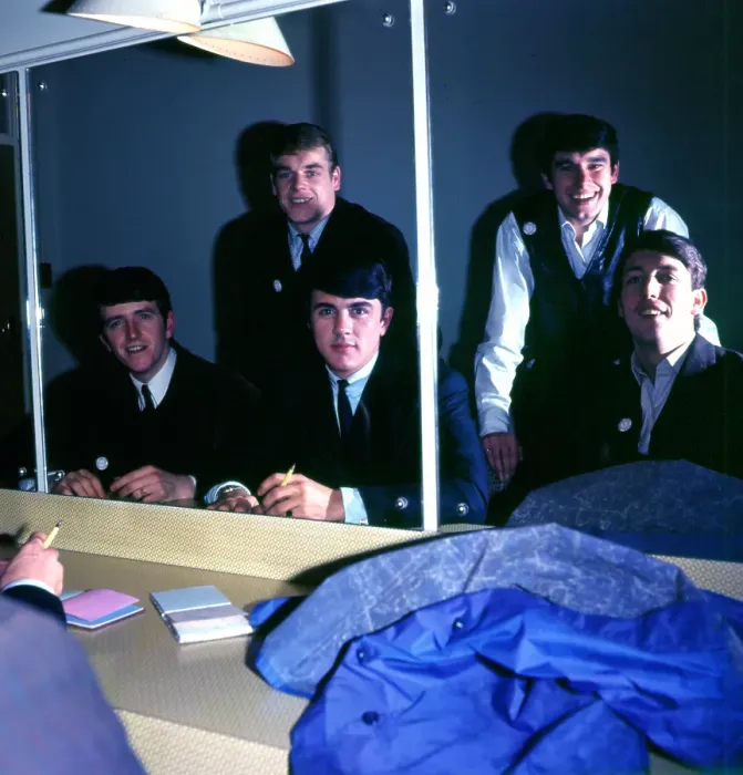 Framed Print : Dave Clark 5 Portrait In A Mirror