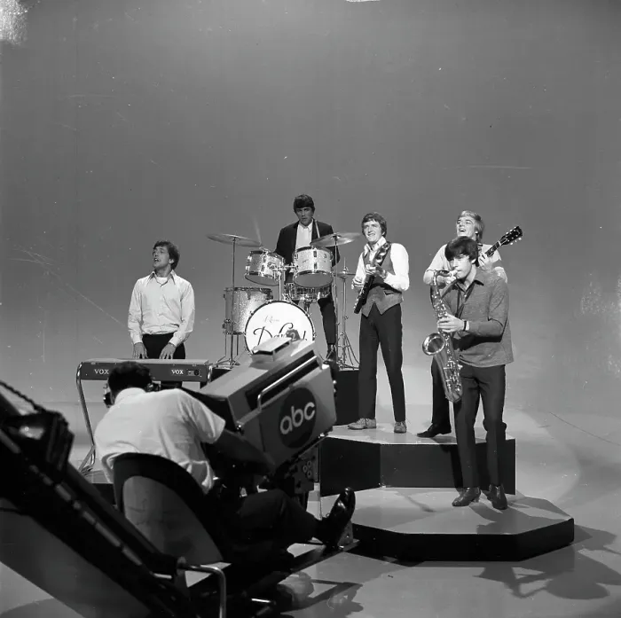Framed Print : Dave Clark 5 On A TV Show Framed Print : Dave Clark 5 On A TV Show