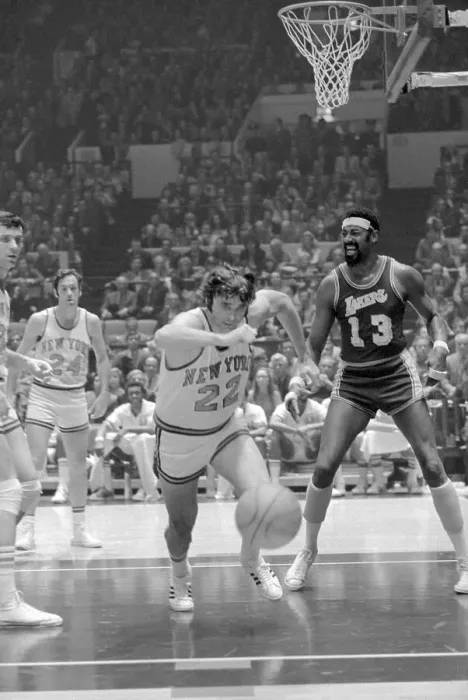 Framed Print : Dave DeBusschere Running After Ball Framed Print : Dave DeBusschere Running After Ball