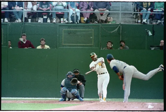 Framed Print : Dave Henderson Hitting Home Run Framed Print : Dave Henderson Hitting Home Run