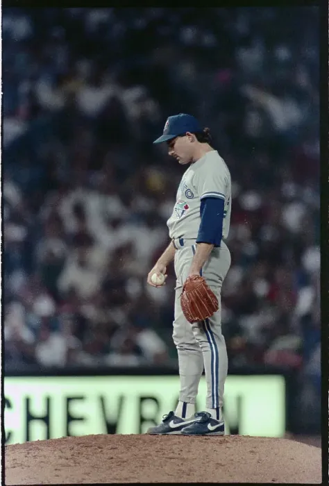 Framed Print : Dave Stieb Hanging His Head on Pitching Mound Framed Print : Dave Stieb Hanging His Head on Pitching Mound