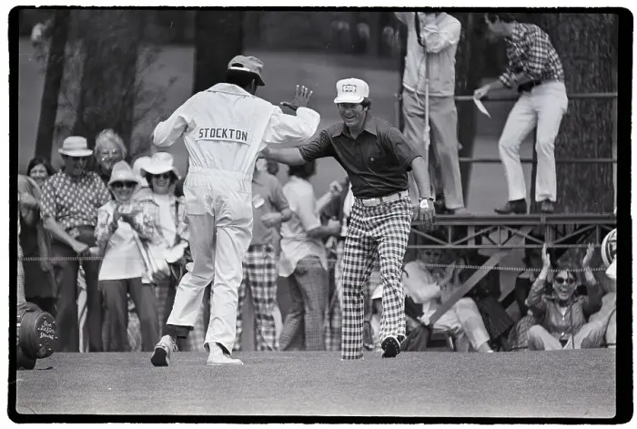 Framed Print : Dave Stockton On Gold Course W / Caddie Framed Print : Dave Stockton On Gold Course W / Caddie