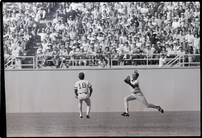 Framed Print : Dave Winfield Running To Catch A Pop Fly Framed Print : Dave Winfield Running To Catch A Pop Fly