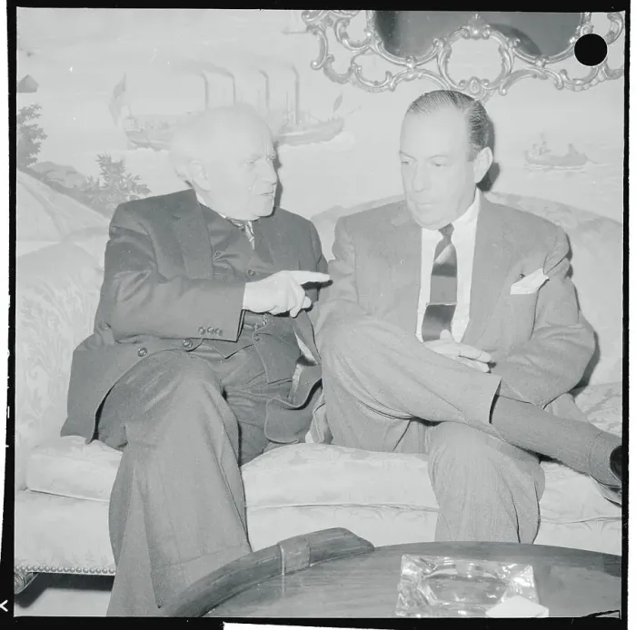 Framed Print : David Ben-Gurion with Mayor Robert Wagner Framed Print : David Ben-Gurion with Mayor Robert Wagner