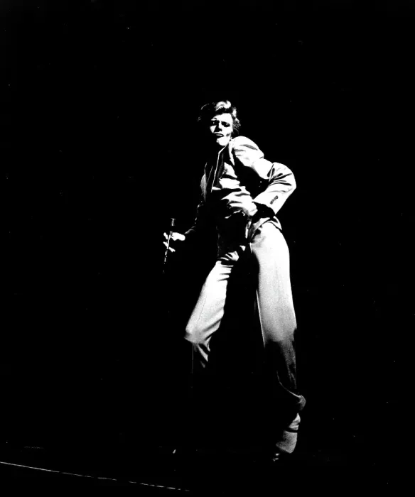 Framed Print : David Bowie Performing In LA Framed Print : David Bowie Performing In LA