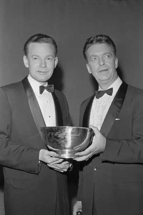 Framed Print : David Brinkley & Chet Huntley W / Award Framed Print : David Brinkley & Chet Huntley W / Award