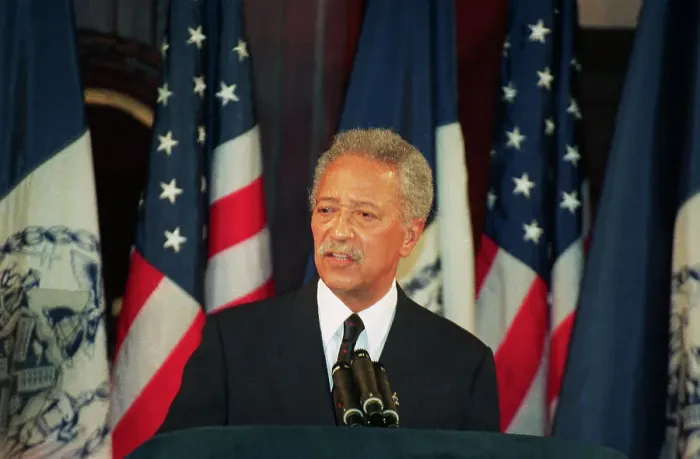 Framed Print : David Dinkins Making Plea Framed Print : David Dinkins Making Plea
