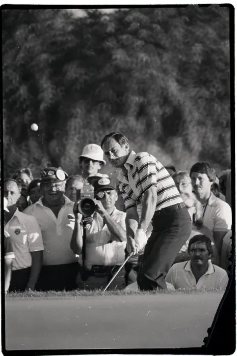 Framed Print : David Graham Golfing, Chipping From Rough Framed Print : David Graham Golfing, Chipping From Rough