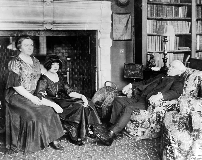 Framed Print : David Lloyd George and His Daughter
