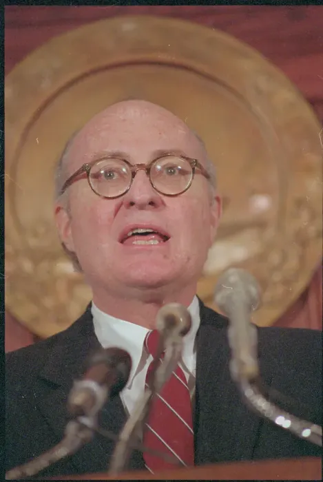 Framed Print : David Ruder Speaking at Press Club Framed Print : David Ruder Speaking at Press Club