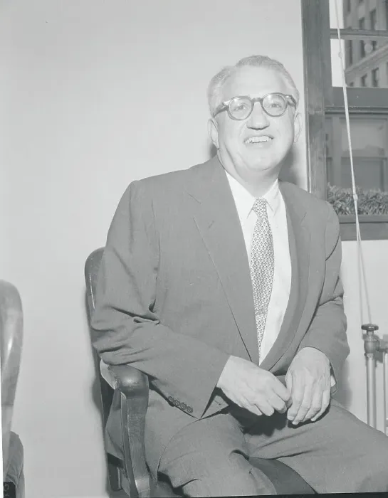 Framed Print : David Selznick on Witness Stand