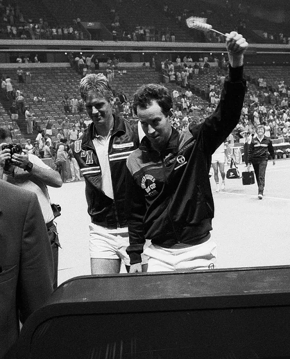 Framed Print : Davis Cup 7-14-1984 The OMNI Framed Print : Davis Cup 7-14-1984 The OMNI