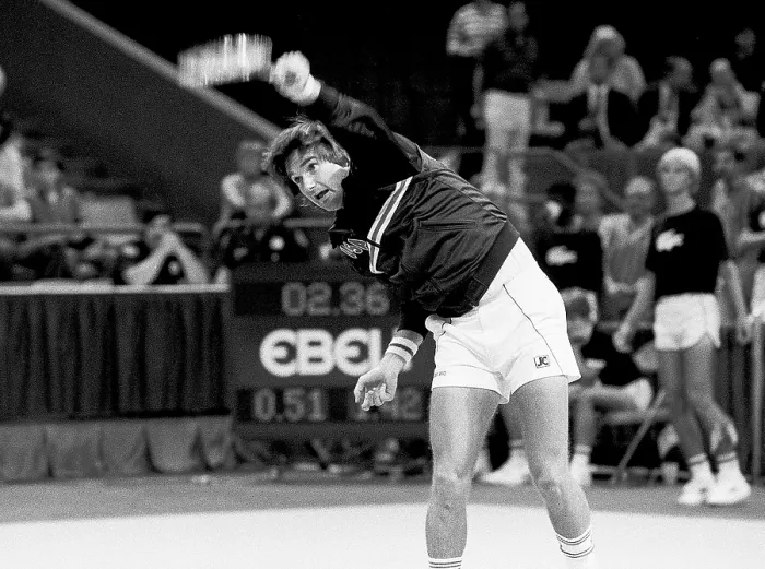 Framed Print : Davis Cup 7-14-1984 The OMNI Framed Print : Davis Cup 7-14-1984 The OMNI