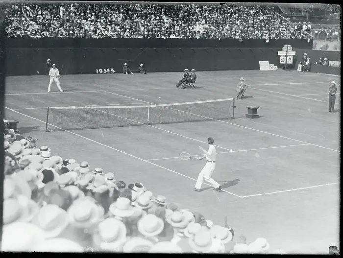 Framed Print : Davis Cup Finals in Progress