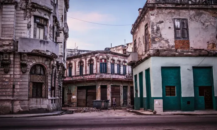 Framed Print : Dawn in Central Havana Framed Print : Dawn in Central Havana
