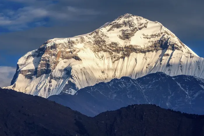 Framed Print : Dawn At Dhaulagiri, Annapurna Circuit, Nepal