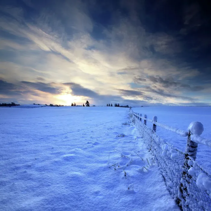 Framed Print : Dawn drifted snow ice fence Framed Print : Dawn drifted snow ice fence