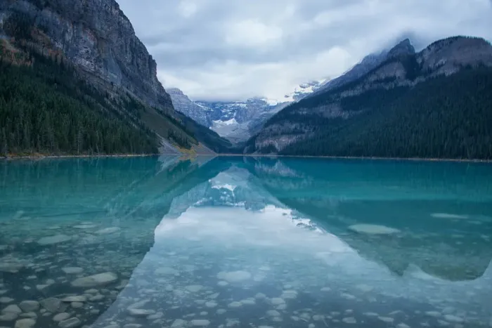 Framed Print : Dawn at Lake Louise Framed Print : Dawn at Lake Louise